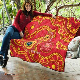 Suns NAIDOC Week 2026 Personalised Quilt 50 Years of Deadly Aboriginal Art LT14