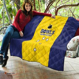 Western Australia Lawn Bowls Quilt Aussie Minimalist Style LT9