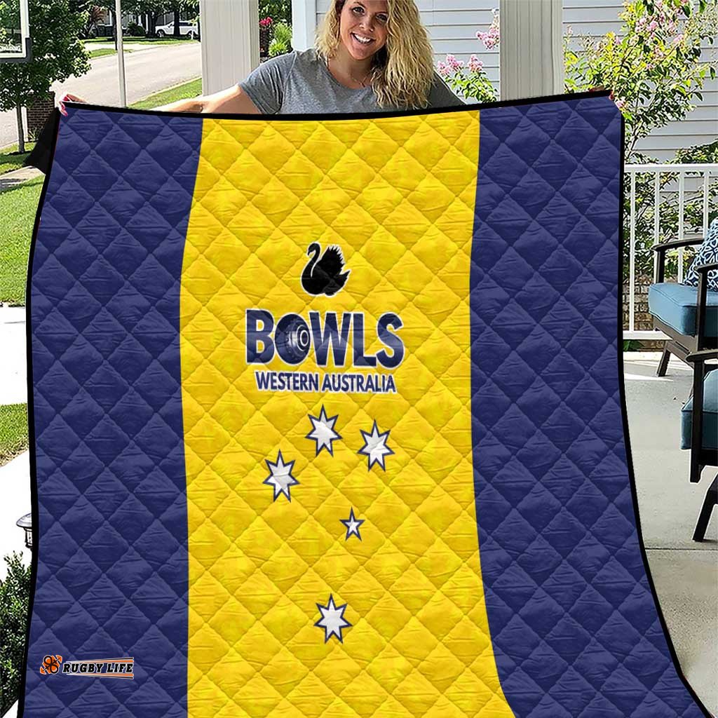 Western Australia Lawn Bowls Quilt Aussie Minimalist Style LT9