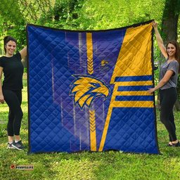 West Coast Eagles Quilt Modern Geometric Sports Graphic Style TS04