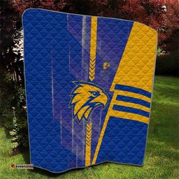 West Coast Eagles Quilt Modern Geometric Sports Graphic Style TS04
