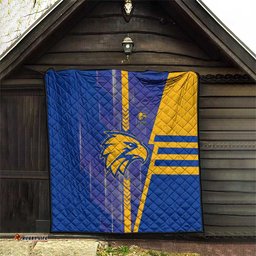 West Coast Eagles Quilt Modern Geometric Sports Graphic Style TS04