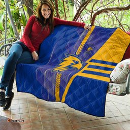 West Coast Eagles Quilt Modern Geometric Sports Graphic Style TS04