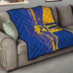West Coast Eagles Quilt Modern Geometric Sports Graphic Style TS04