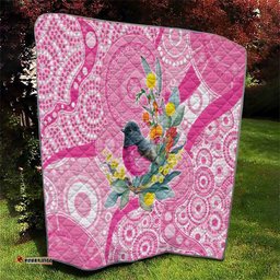 Pink Robin Aboriginal Inspired Quilt LT9