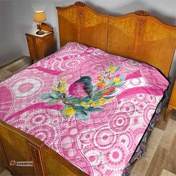 Pink Robin Aboriginal Inspired Quilt LT9