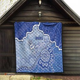Roos Football Quilt Aboriginal Dot Art Pattern DT05