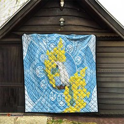 World Diabetes Day Australia Quilt Yellow-crested Cockatoo Golden Wattle Aboriginal LT14