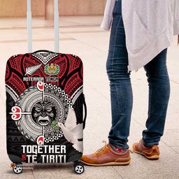 Aotearoa and Tonga Mo Te Tiriti Luggage Cover New Zealand Honour The Treaty Ake!Ake!Ake! LT9