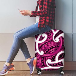 Aotearoa Maori Kowhaiwhai Luggage Cover Mawhero Puhoro and Patiki LT9