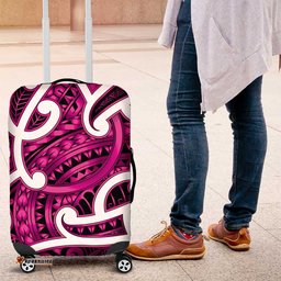 Aotearoa Maori Kowhaiwhai Luggage Cover Mawhero Puhoro and Patiki LT9