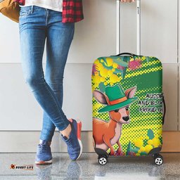 Aussie and Bloody Proud of It Luggage Cover Happy Australia Day LT9