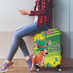 Aussie and Bloody Proud of It Luggage Cover Happy Australia Day LT9
