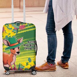Aussie and Bloody Proud of It Luggage Cover Happy Australia Day LT9