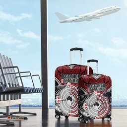 Aotearoa and Australia Luggage Cover New Zealand Honour The Treaty Ake!Ake!Ake! LT9