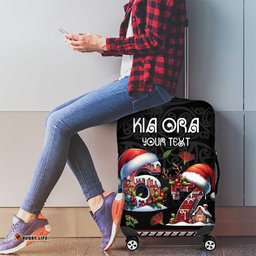 Aotearoa Six Seven Personalized Luggage Cover New Zealand Funny Christmas LT9