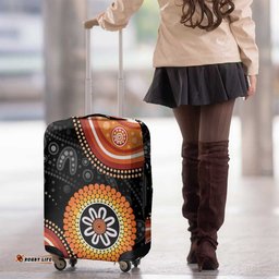 Australia Aboriginal Art Luggage Cover Indigenous Proud LT14