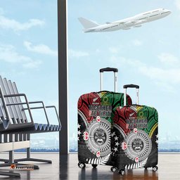 Aotearoa and Cook Islands Mo Te Tiriti Luggage Cover New Zealand Honour The Treaty Ake!Ake!Ake! LT9