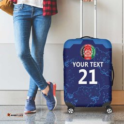 Afghan Atalans Cricket Custom Luggage Cover Afghanistan Map with Sporty Style LT9