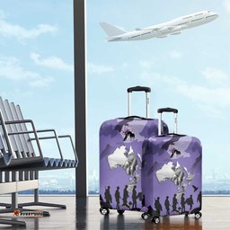 ANZAC Day Luggage Cover Lest We Forget the Animals Too LT19