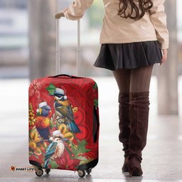 Aussie Native Bird Luggage Cover Aboriginal Inspired Christmas LT9