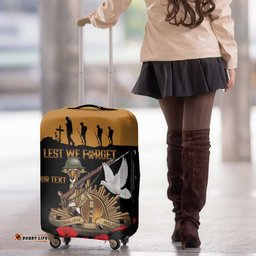 Australia ANZAC Day Personalised Luggage Cover Honouring The Animals That Served LT9