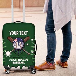 Australia 2026 Baseball Custom Luggage Cover Go Aussie Drip Style LT14