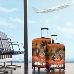 ANZAC Day Lest We Forget Luggage Cover Australian Veterans Remembrance Tribute LT18