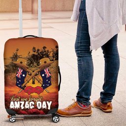 ANZAC Day Lest We Forget Luggage Cover Australian Veterans Remembrance Tribute LT18