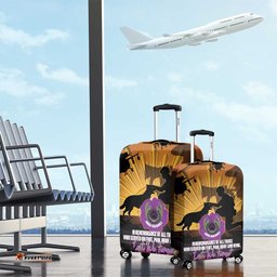 Animal War Heroes Australia ANZAC Day Luggage Cover We Will Always Remember Them LT14