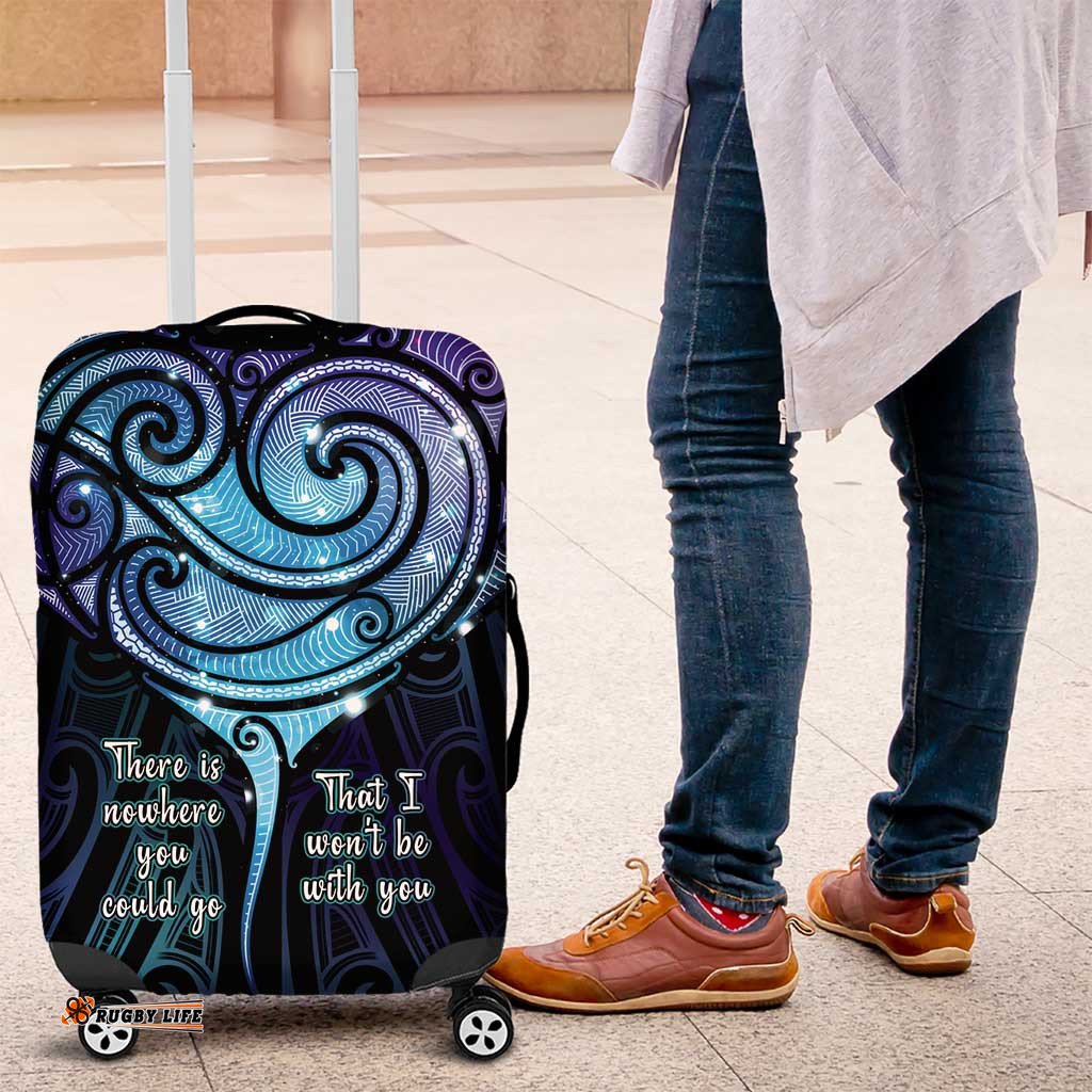 Aotearoa Maori Te Whai Rahi Luggage Cover Tala - Nowhere You Could Go That I Won't Be With You LT7