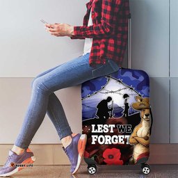 ANZAC Day Luggage Cover Lest We Forget DT05