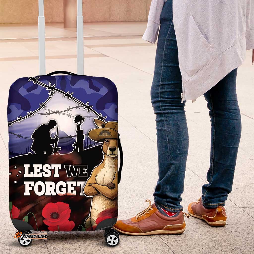 ANZAC Day Luggage Cover Lest We Forget DT05