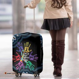 Autism Awareness Australia Indigenous Luggage Cover We All Have Different Abilities LT14