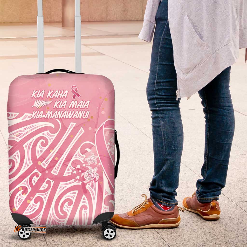 Breast Cancer Awareness Maori Luggage Cover Kia Kaha Kia Maia Kia Manawanui LT7