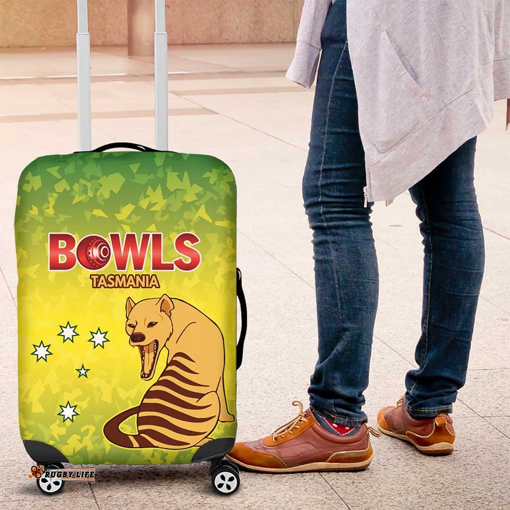 Australian Tasmania Lawn Bowls Luggage Cover Aussie Minimalist Style LT9