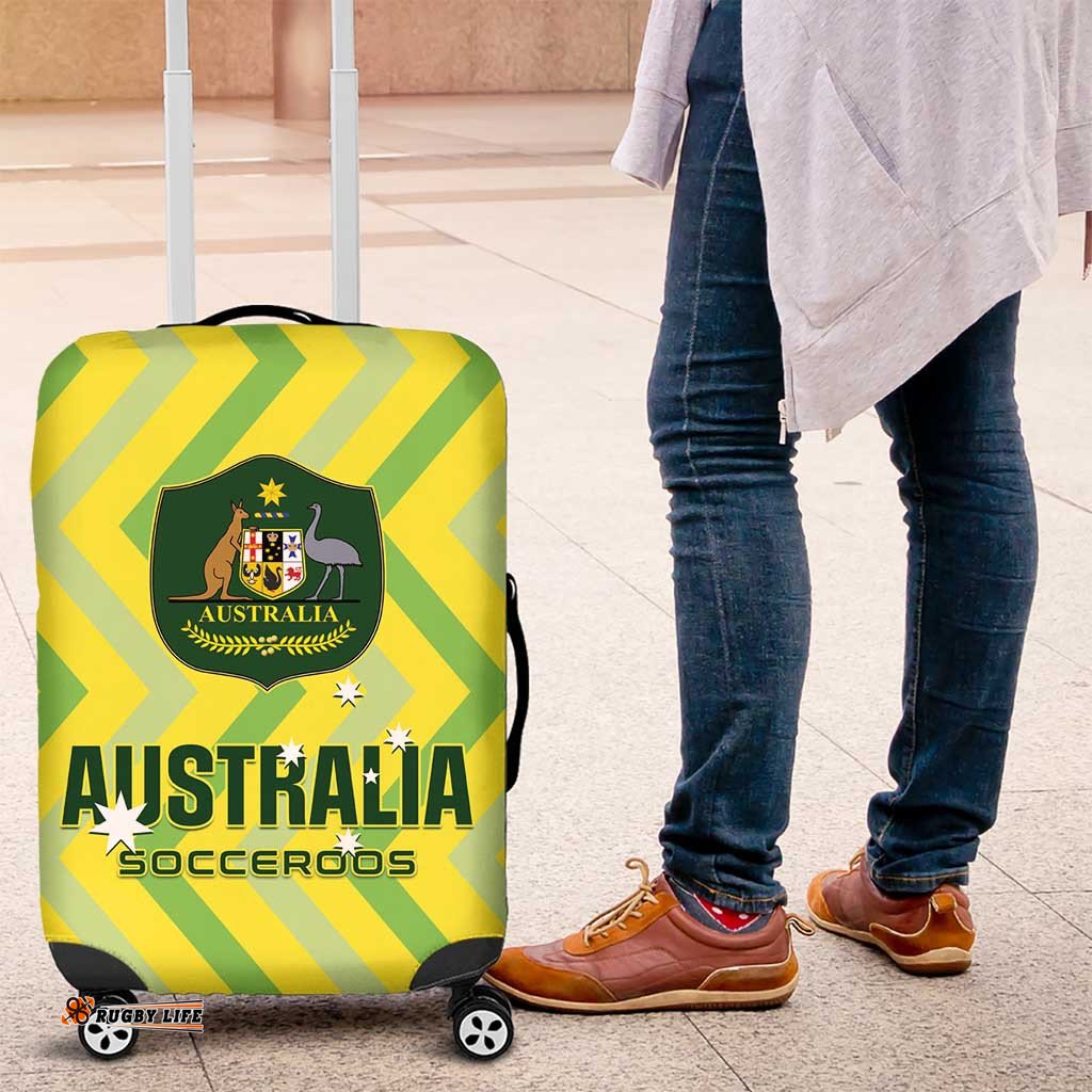 Australia Socceroos 2025 Luggage Cover Forever Golden LT01