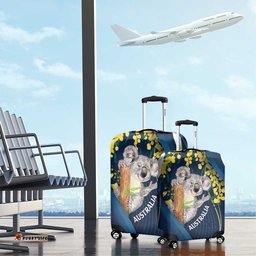 Australia Day Luggage Cover Koala Blue Modern Vibe LT7