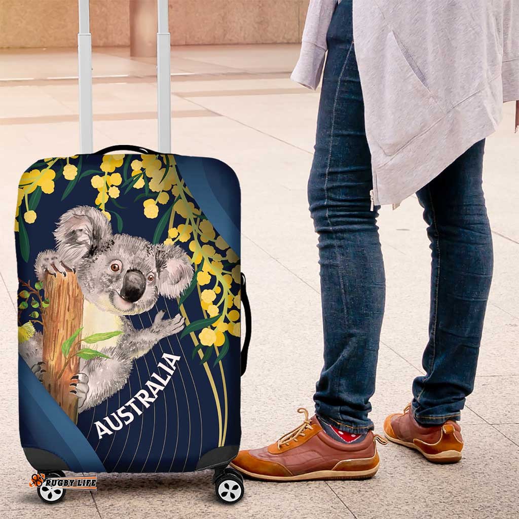 Australia Day Luggage Cover Koala Blue Modern Vibe LT7