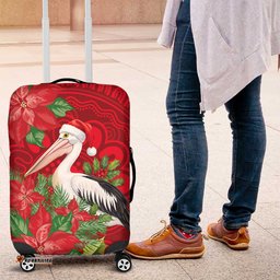 Australian Pelican Luggage Cover Aboriginal Inspired Christmas LT9