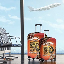 Australia Indigenous NAIDOC Week 2026 Luggage Cover 50 Years Of Deadly LT05