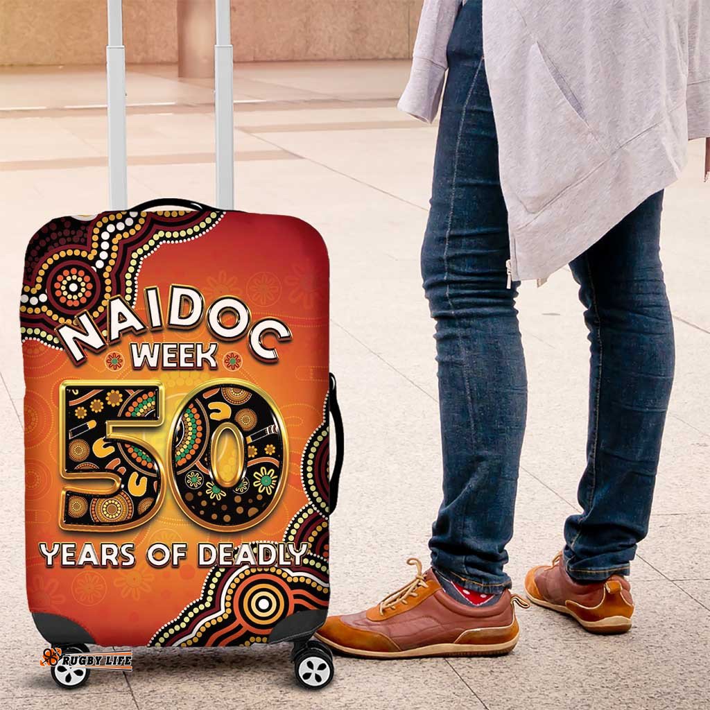 Australia Indigenous NAIDOC Week 2026 Luggage Cover 50 Years Of Deadly LT05