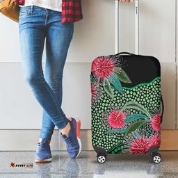 Australia Hakea Luggage Cover Aussie Native Flowers Indigenous Art LT14