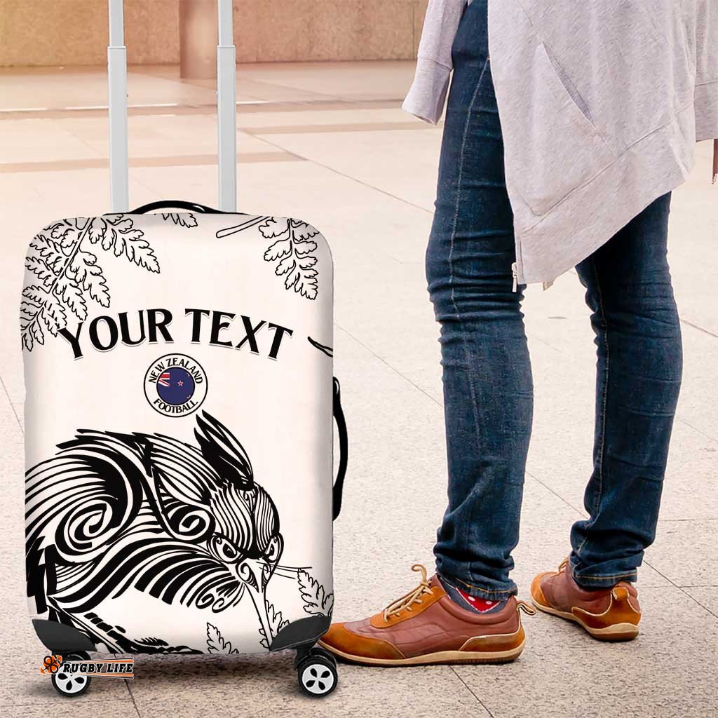 Custom New Zealand Kiwi Football Luggage Cover Aotearoa Silver Fern LT14