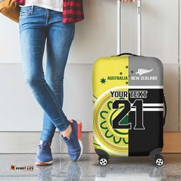 Custom Cricket AUNZ Spirit Luggage Cover Aussie New Zealand Retro Edition LT9