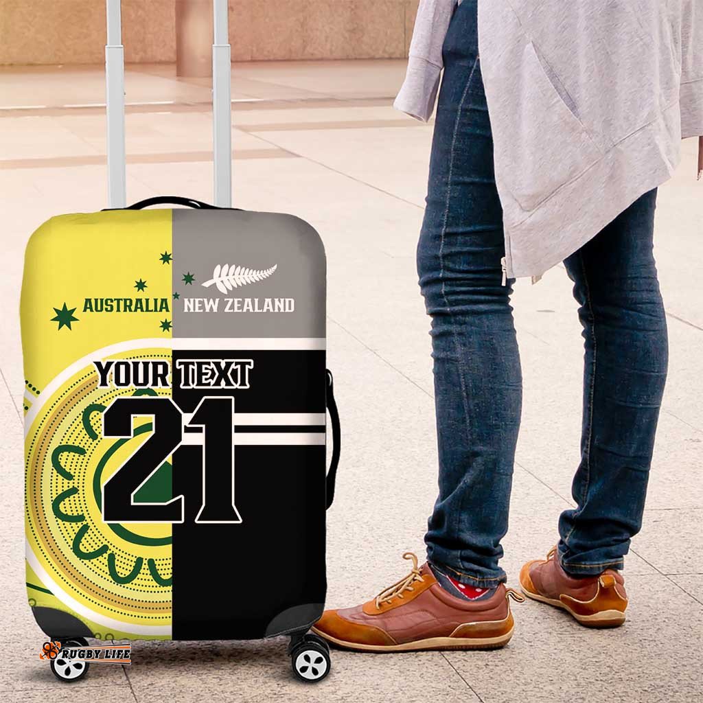 Custom Cricket AUNZ Spirit Luggage Cover Aussie New Zealand Retro Edition LT9