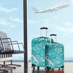 Australia Hereditary Cancer Awareness Luggage Cover Aboriginal Butterflies LT7