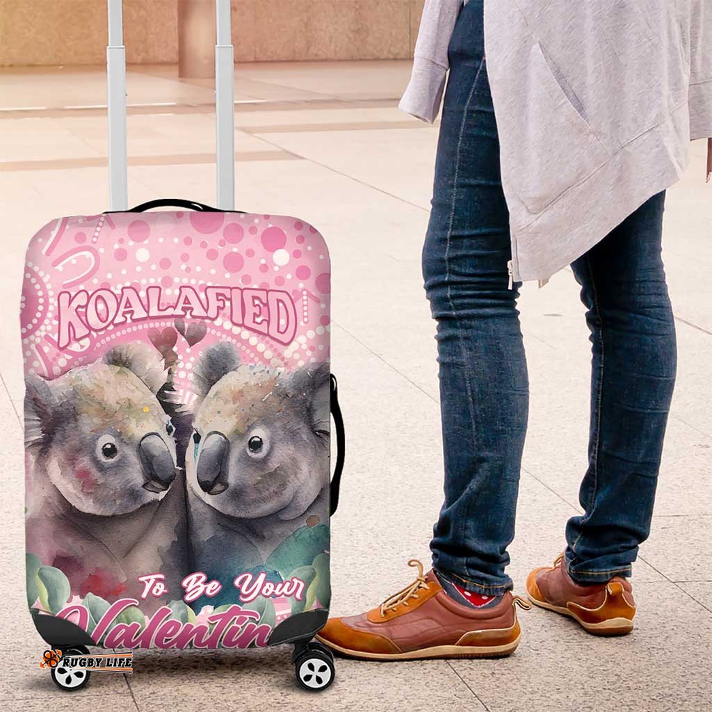 Australia Koala Valentine's Day Luggage Cover Koalified To Be Your Valentine LT14