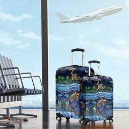 Australian Landscapes Luggage Cover Aboriginal Dreamtime Story LT9