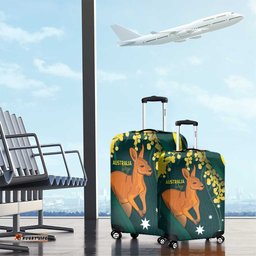 Australia Day Luggage Cover Kangaroo National Color LT7